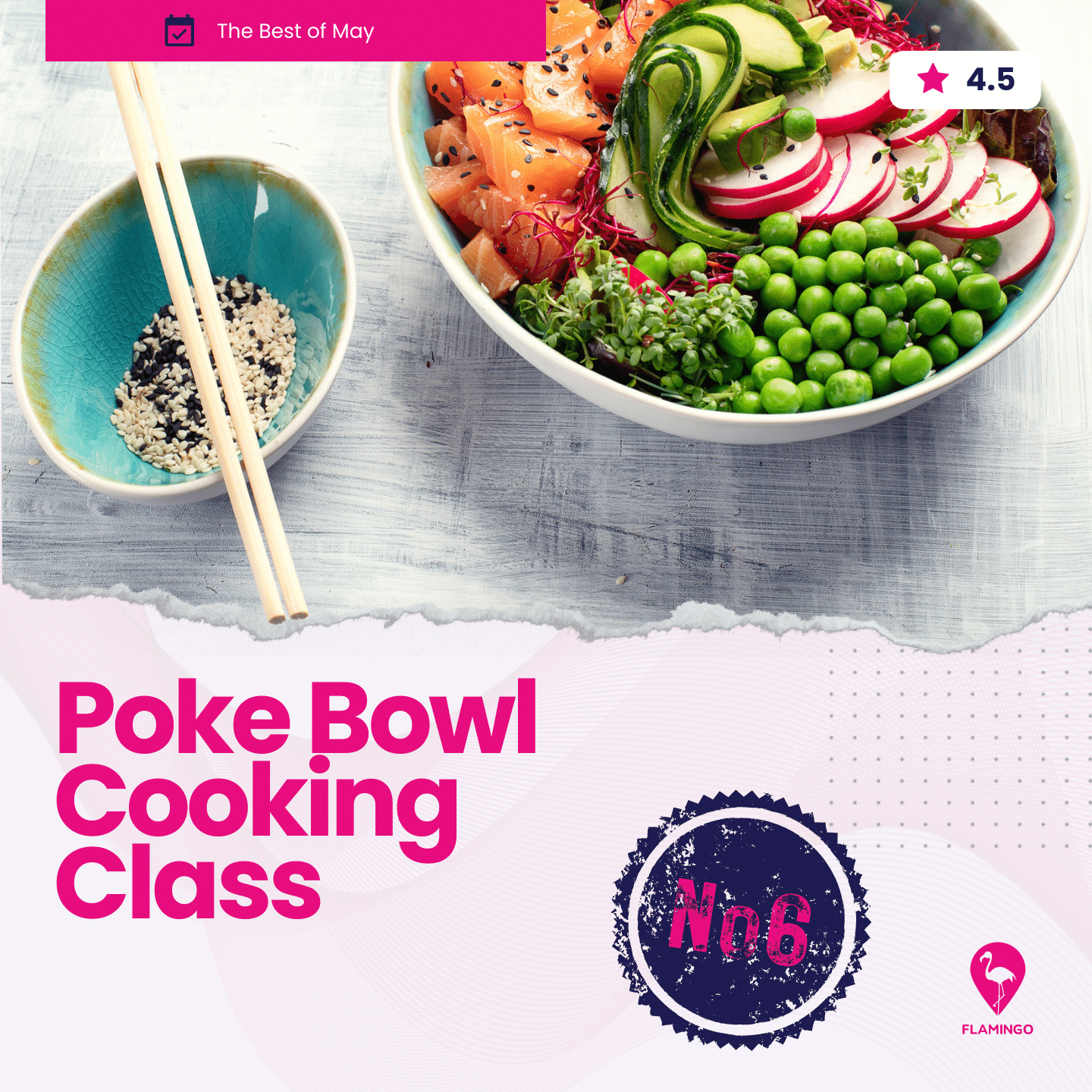 Poke Bowl Cooking Class | Resident Event Ideas for May
