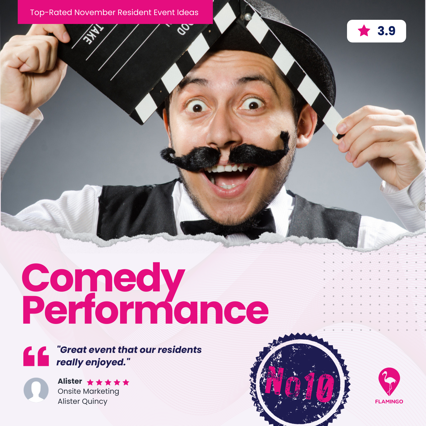 Comedy Performance | November Resident Event Ideas