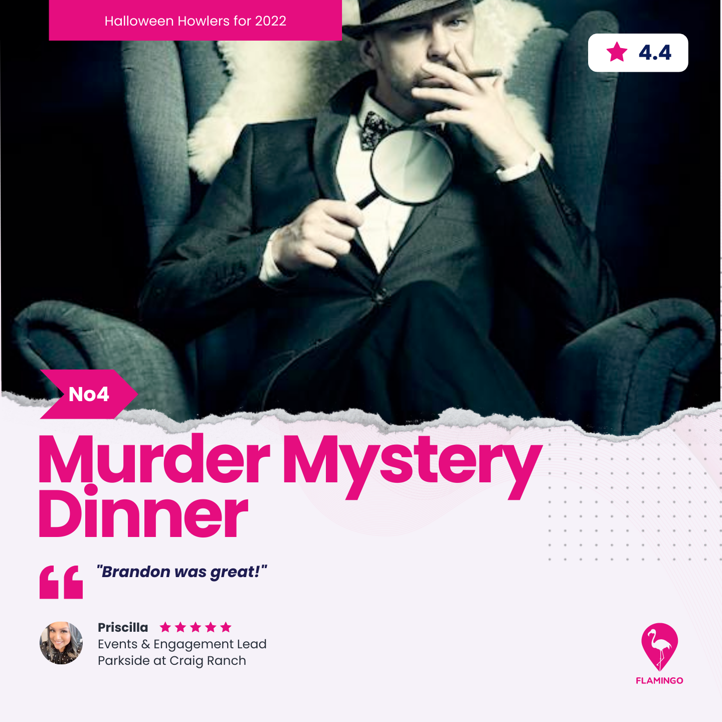 Murder Mystery Dinner | Halloween Resident Event Ideas