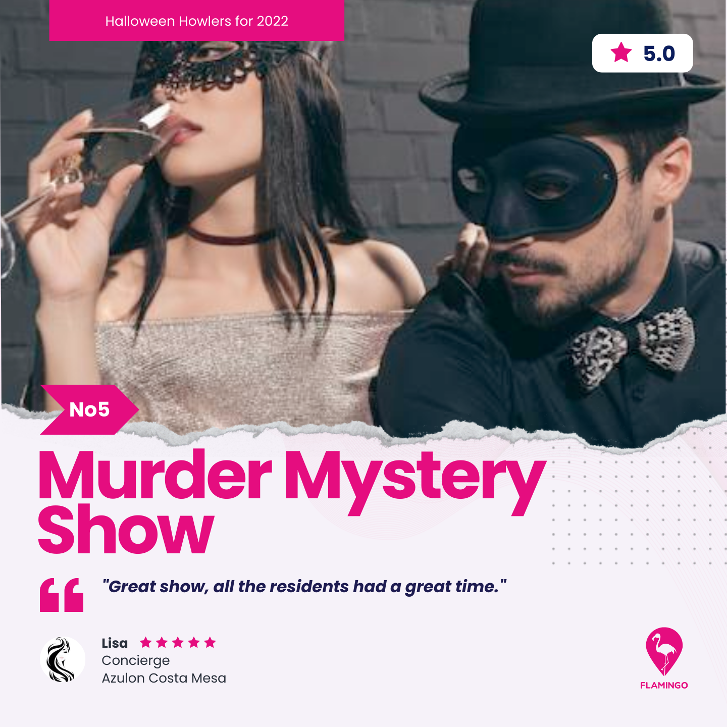 Murder Mystery Show | Halloween Resident Event Ideas