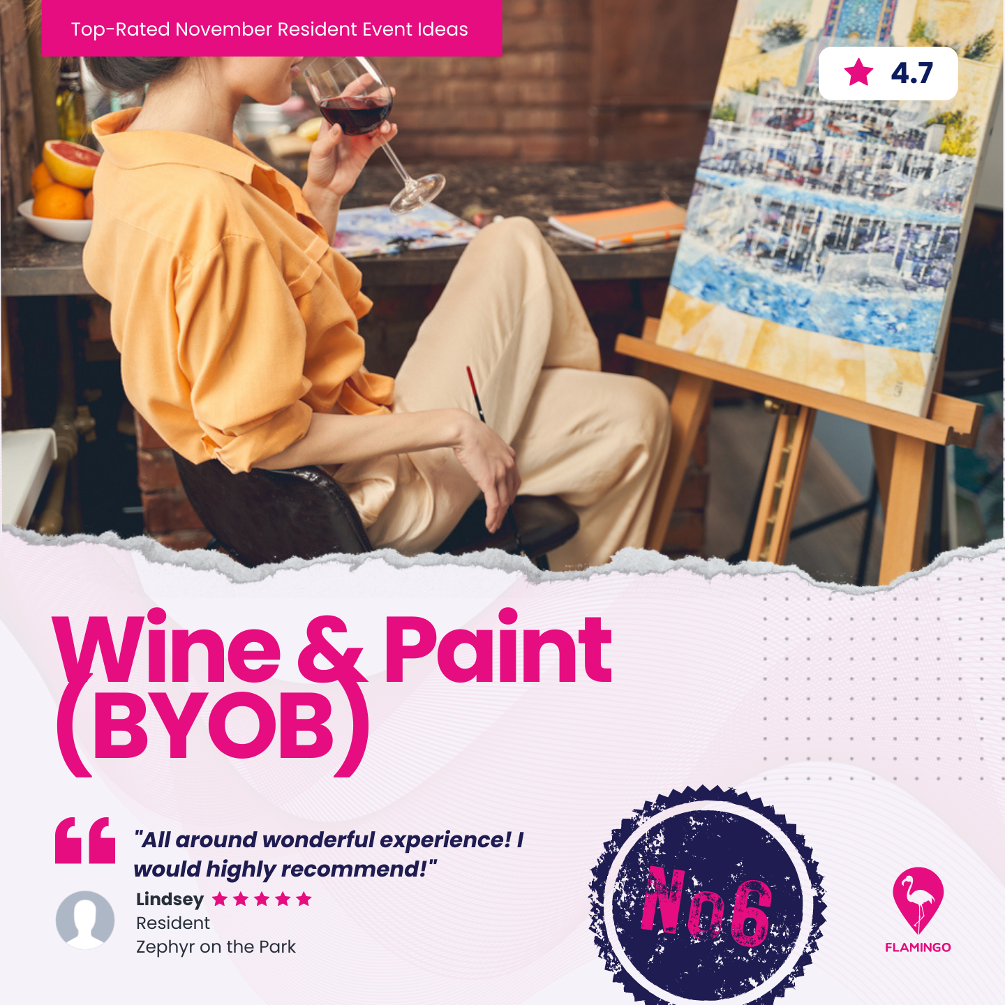 Wine & Paint | November Resident Event Ideas