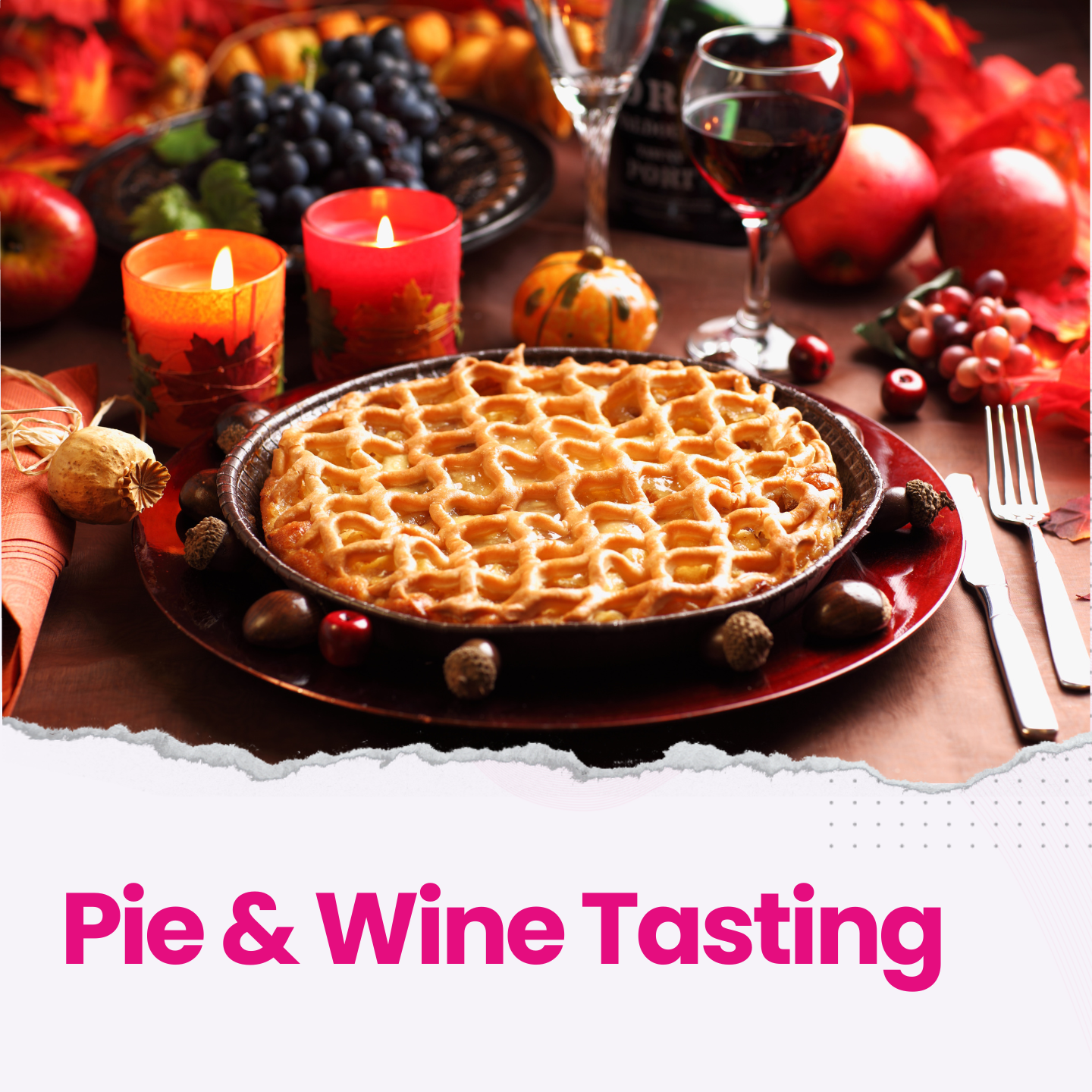 Pie & Wine Tasting | October Resident Events