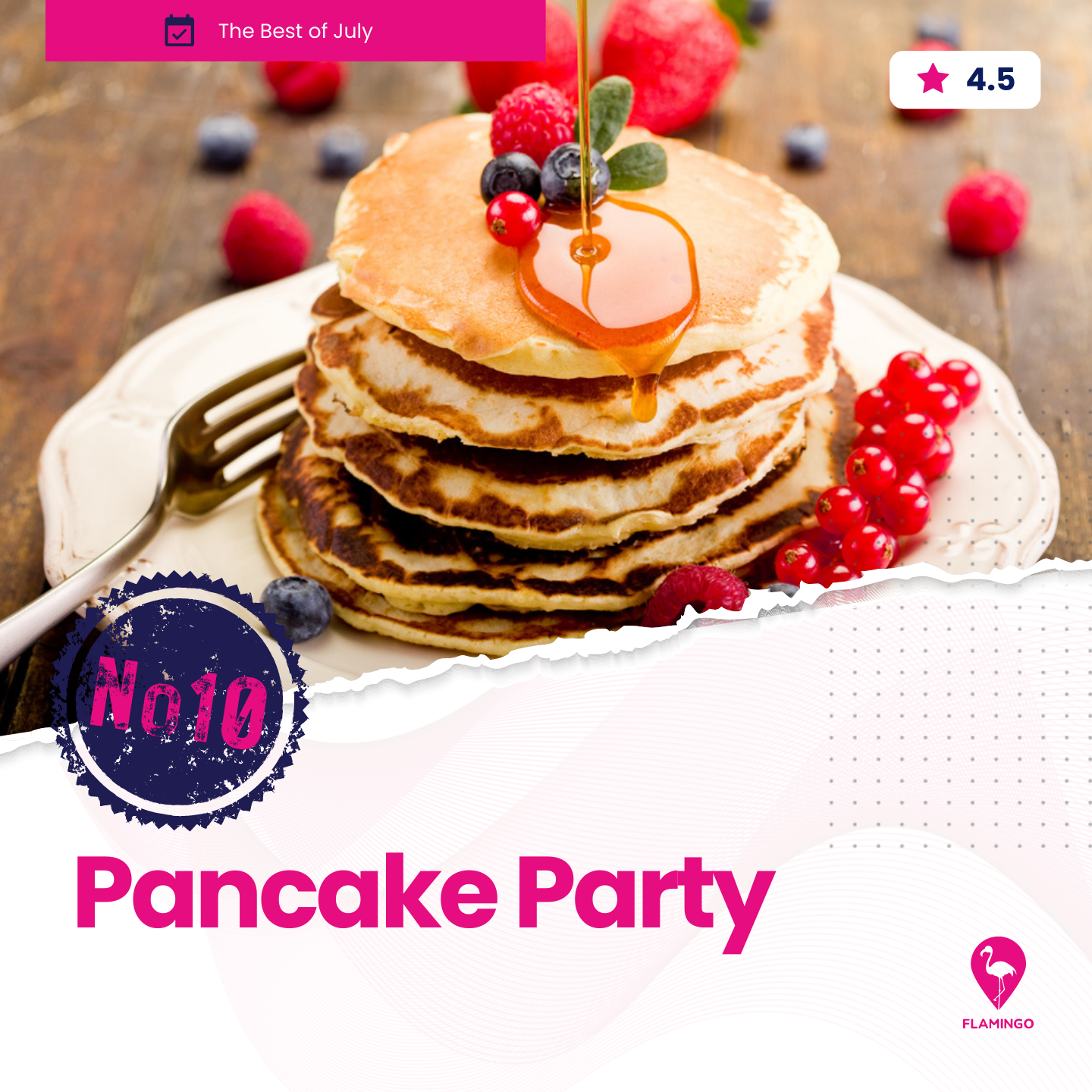 Pancake Party | july resident events