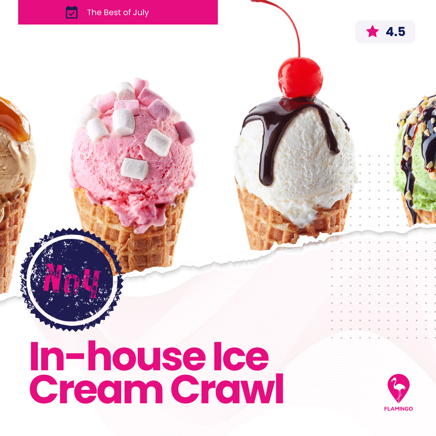 In-House Ice Cream Crawl | july resident event ideas
