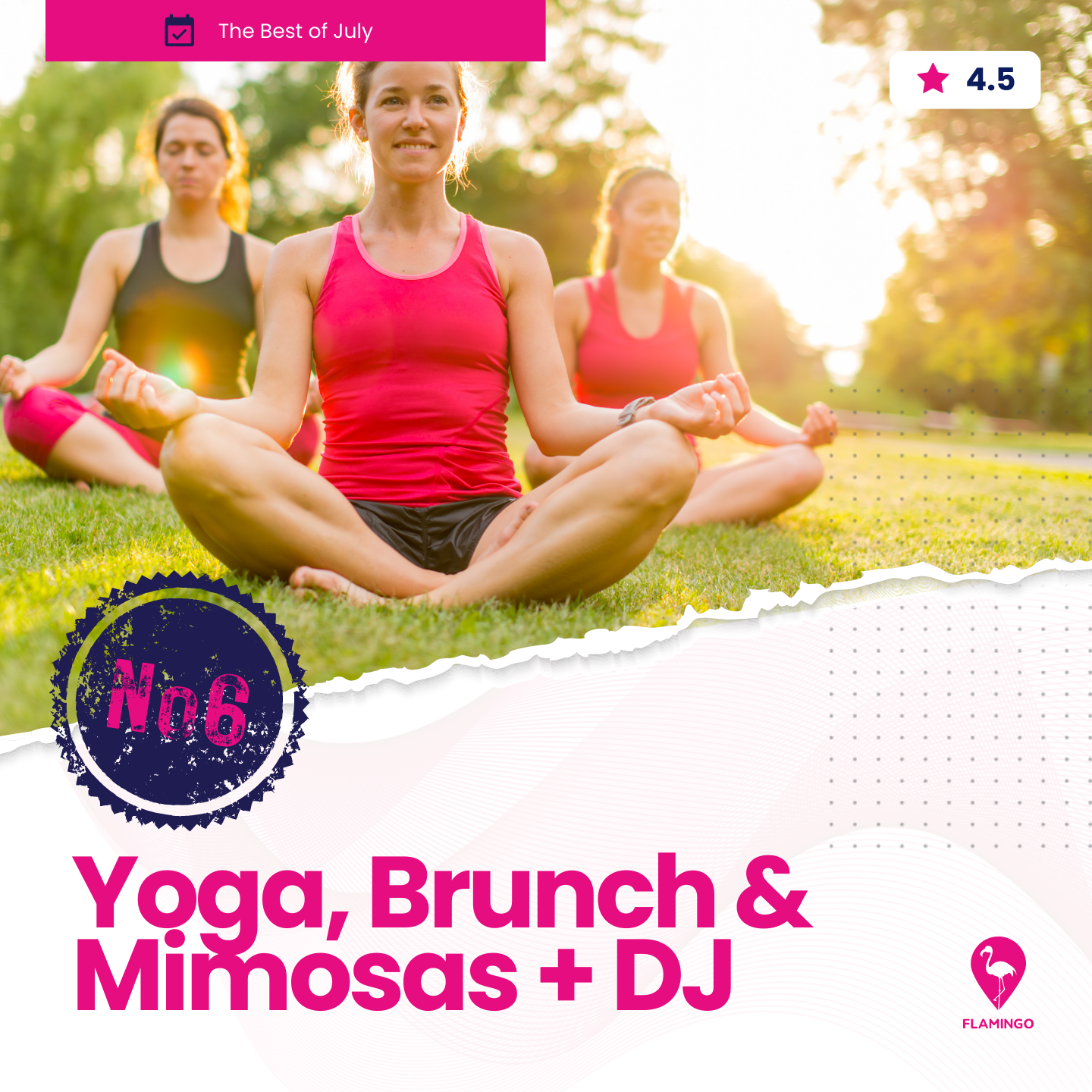 Yoga & Brunch | resident event ideas for july
