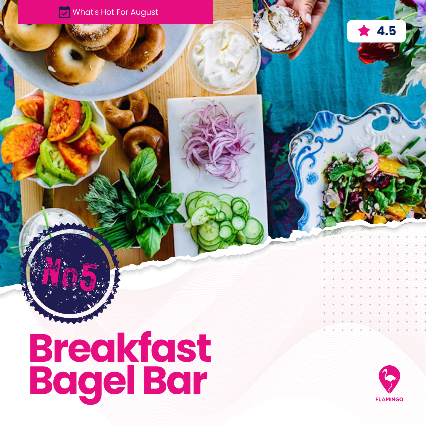 Breakfast Bagel Bar | August Resident Event