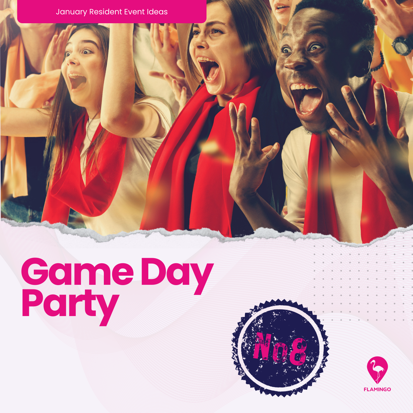 Game Day Party | January Resident Event Ideas