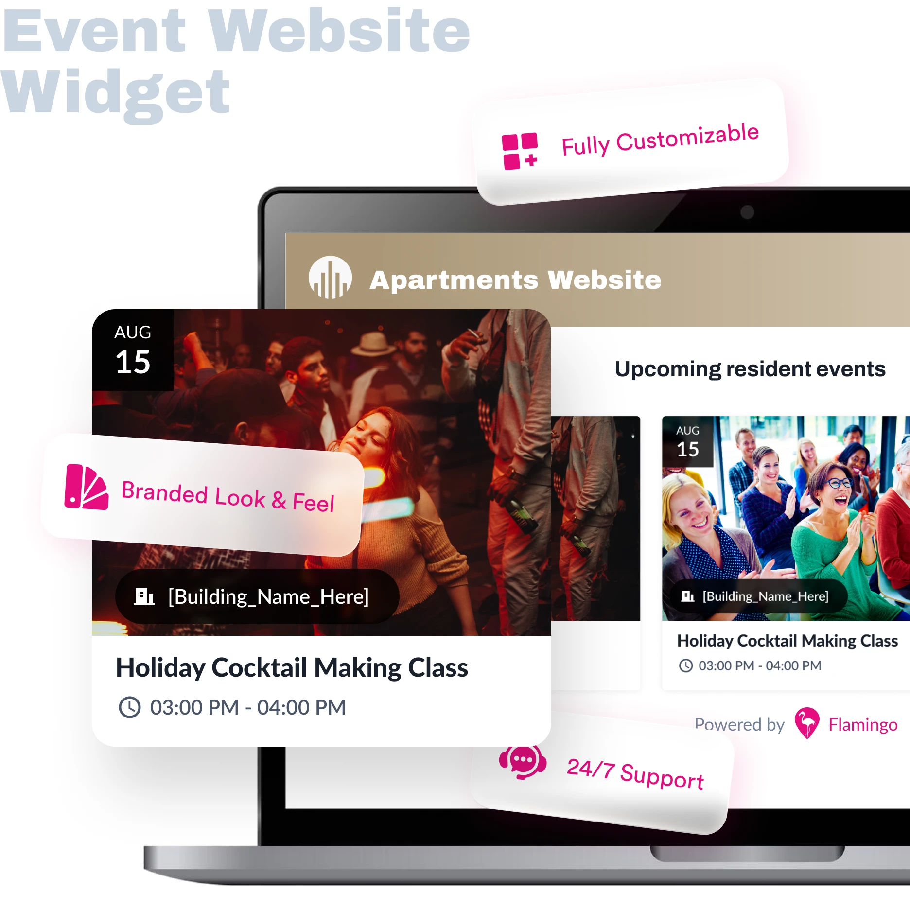 Event Website Widget