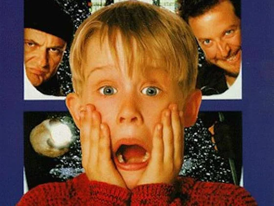 Home Alone Christmas movie still for a holiday outdoor movie event