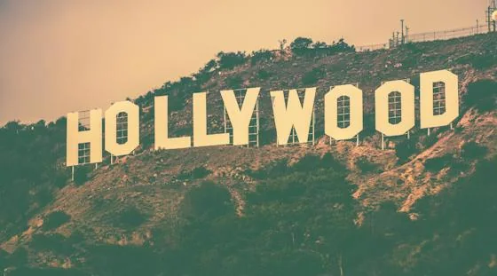 Hollywood sign representing a Valentine’s outdoor movie event